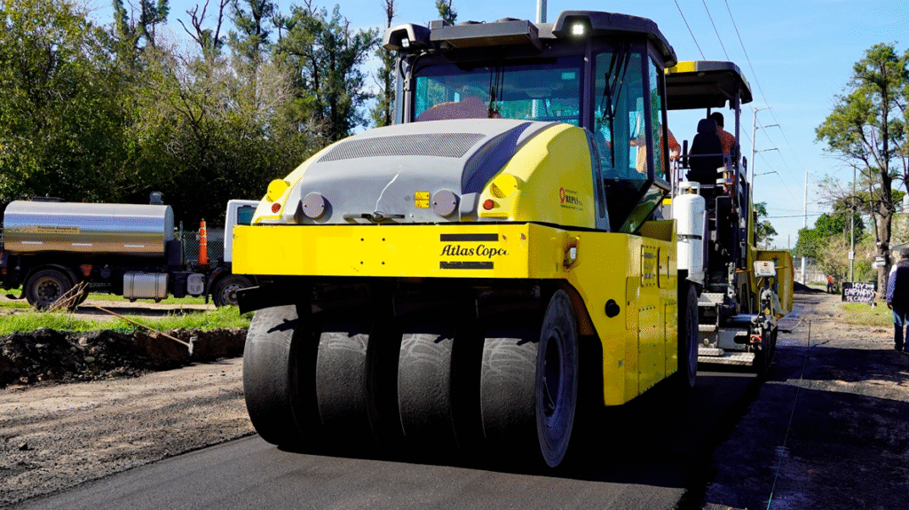MERLO AVANZA CON OBRAS DE REPAVIMENTACIÓN