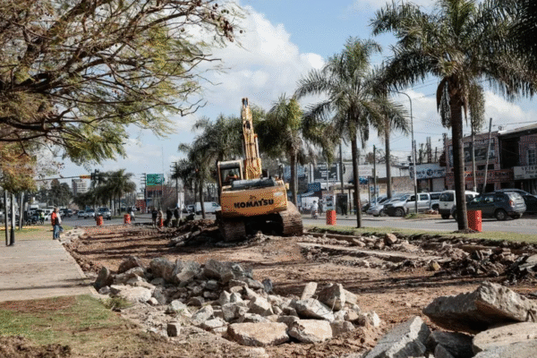 PILAR: OBRAS Y MEJORAS EN LA RUTA 8