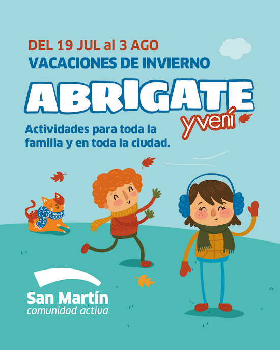 SAN MARTÍN OFRECERÁ MÁS DE 450 ACTIVIDADES GRATUITAS EN VACACIONES DE INVIERNO