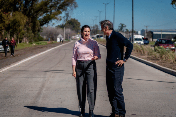 AVANZA LA RENOVACIÓN DE LA RUTA PROVINCIAL 24 CON FERNÁNDEZ Y KATOPODIS